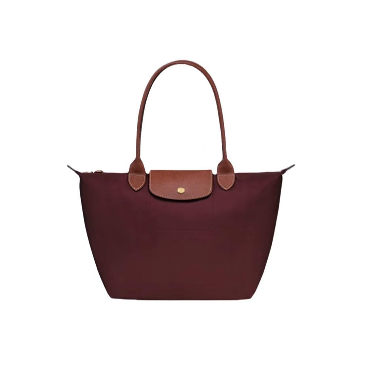 Large Waterproof Nylon Tote Shoulder Bag with Compartments